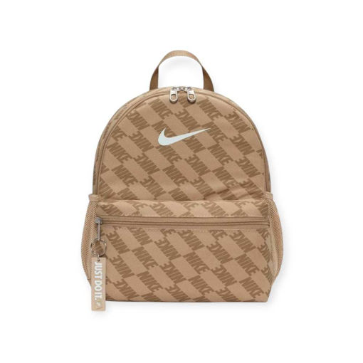 Picture of NIKE BRASILIA JDI MINI BACKPACK 11L CHECKERED BEIGE